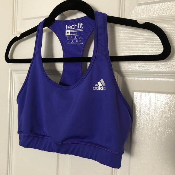 adidas techfit Sports Bra - Size Medium - Picture 2 of 8